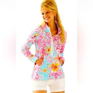 NWT Lilly Pulitzer Skipper Popover Breakwater Blue Lolita